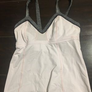 2/$25 Lululemon tank, light pink, size 4